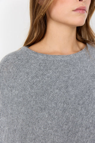 ANJA poncho med små palietter