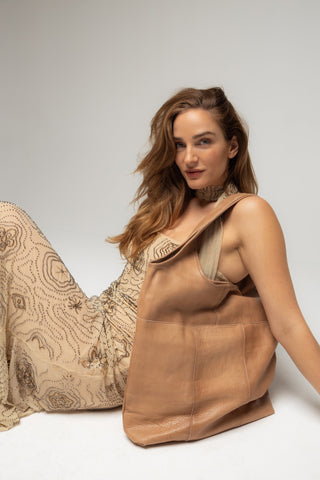 LYRA URBAN shopper i Taupe
