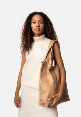 LYRA URBAN shopper i Taupe