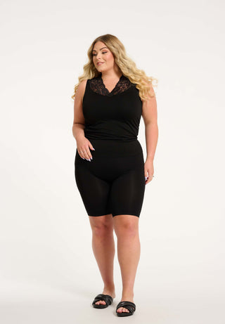 Shapewear top i Sort