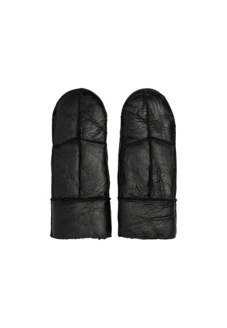 HENNY lammeskinds luffer - Black