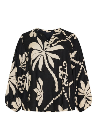 Elegant langærmet bluse