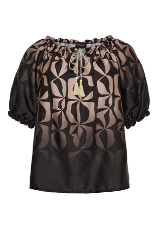 Smuk bluse med drop shoulder