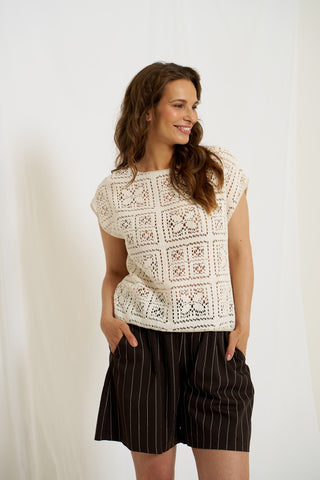DIORA Bluse - Naturale