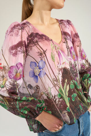 NUFOREST Bluse - Pink Lady