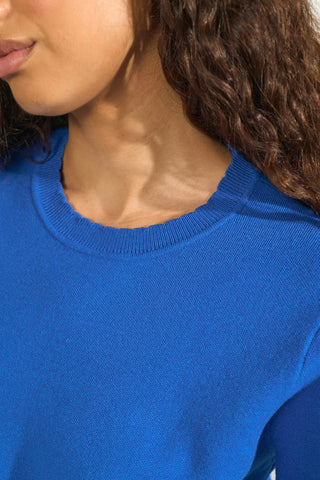 NUMARTA RELAXED PULLOVER - Princess Blue