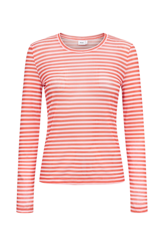 NUSINE STRIPED MESH - Pink Lade