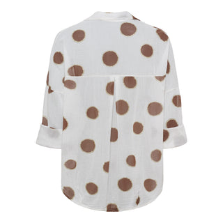 RIVA bluse - Brown