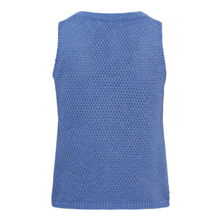NAYLA Strik Top - Jeans Blue