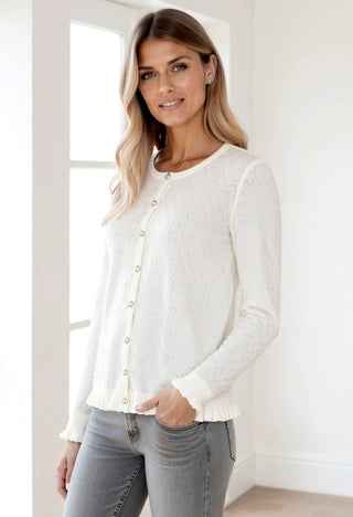 Fin AJA strik cardigan