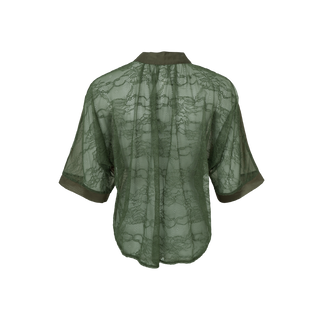 CARLA Lace Shirt - Army