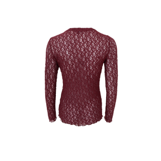 CECILY BLONDE MESH - Plum
