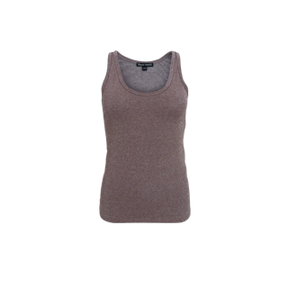 FAYE Lurex top - Taupe