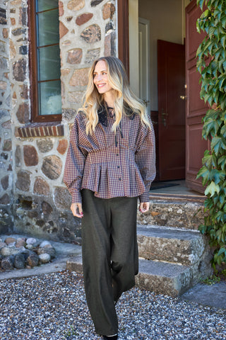 PIXIE WIDELEG Bukser - Army
