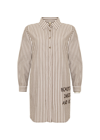 HAZEL Shirt - Brown Combi