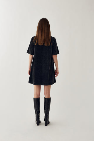 N-JOZIE DRESS - Black Wash