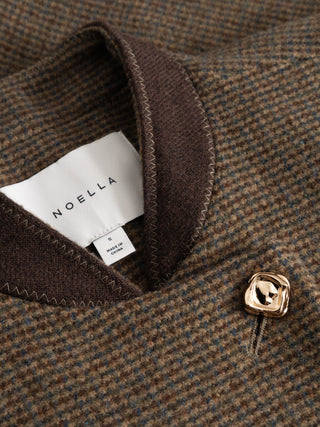 N-NOX BLAZER - Evalina Brown Check