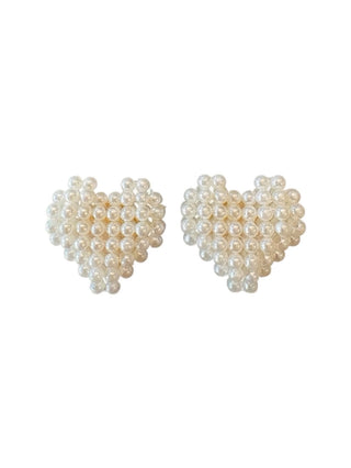 Button Cover ALL PEARLS White