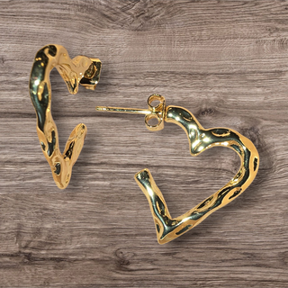 FRIIHOF+SIIG Åbent hjerte ørering