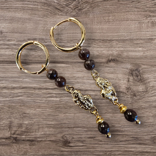 FRIIHOF+SIIG Creoler med perlehæng