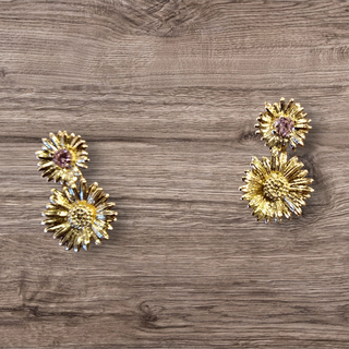 FRIIHOF+SIIG Lille dobbelt blomst med rosa sten