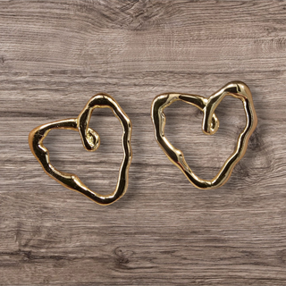 FRIIHOF+SIIG Hjerte øreringe