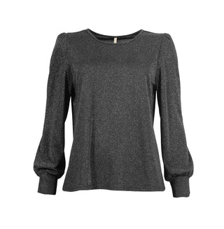 VERA bluse med sølvglimmer