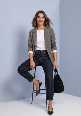 EOS Long OPEN Blazer - Black
