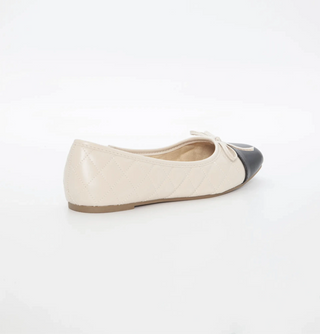 FOGGIA TRE ballerina - beige/sort