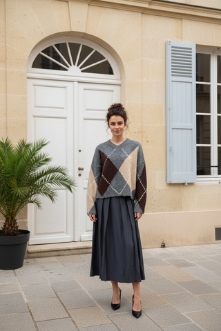 LAI KNIT sweater - Grey